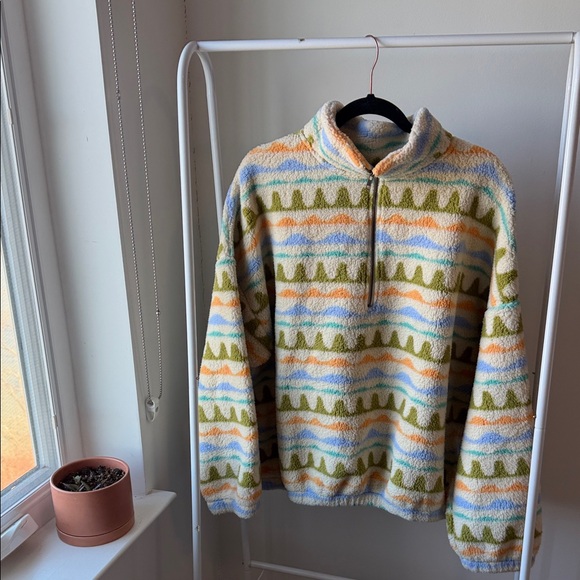 Target Other - Target Cozy Multicolor Zip-Up Sweater